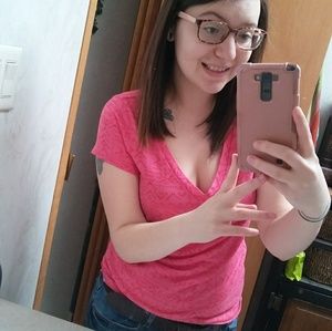 Hollister Aztec Print V-Neck